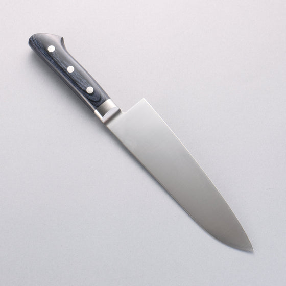 Seisuke Seiten Molybdenum Santoku 180mm Navy blue Pakka wood Handle with Sheath - Seisuke Knife