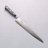 Seisuke VG10 33 Layer Mirrored Finish Damascus Sujihiki 240mm Black Pakka wood Handle - Seisuke Knife - Slide 1