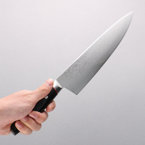 Seisuke Saiun VG10 Damascus Gyuto 230mm Black Micarta Handle - Seisuke Knife