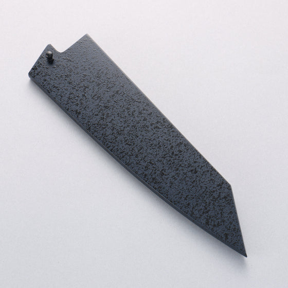 Seisuke Aotsuchi AUS10 Hammered Kiritsuke Santoku 195mm Navy blue Pakka wood Handle with Sheath - Seisuke Knife