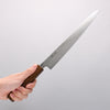 Seisuke Nami AUS10 Mirrored Finish Damascus Sujihiki 240mm Oak Handle - Seisuke Knife - Slide 4