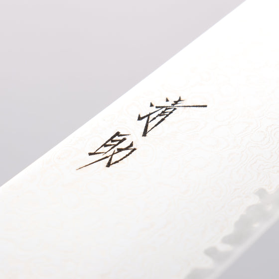 Seisuke Kagami2 AUS10 Mirrored Finish Damascus Gyuto 240mm Red Pakka wood Handle - Seisuke Knife
