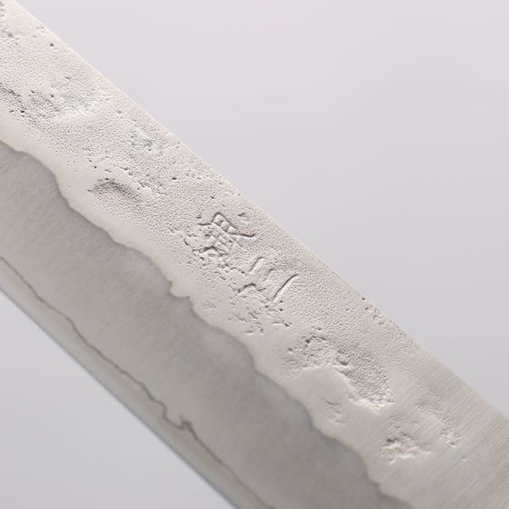 Seisuke Silver Steel No.3 Nashiji Sujihiki 240mm Brown Pakka wood Handle - Seisuke Knife