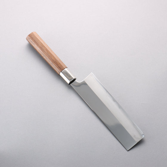 Kurotori Silver Steel No.3 Migaki Finished Nakiri 170mm Walnut Handle - Seisuke Knife