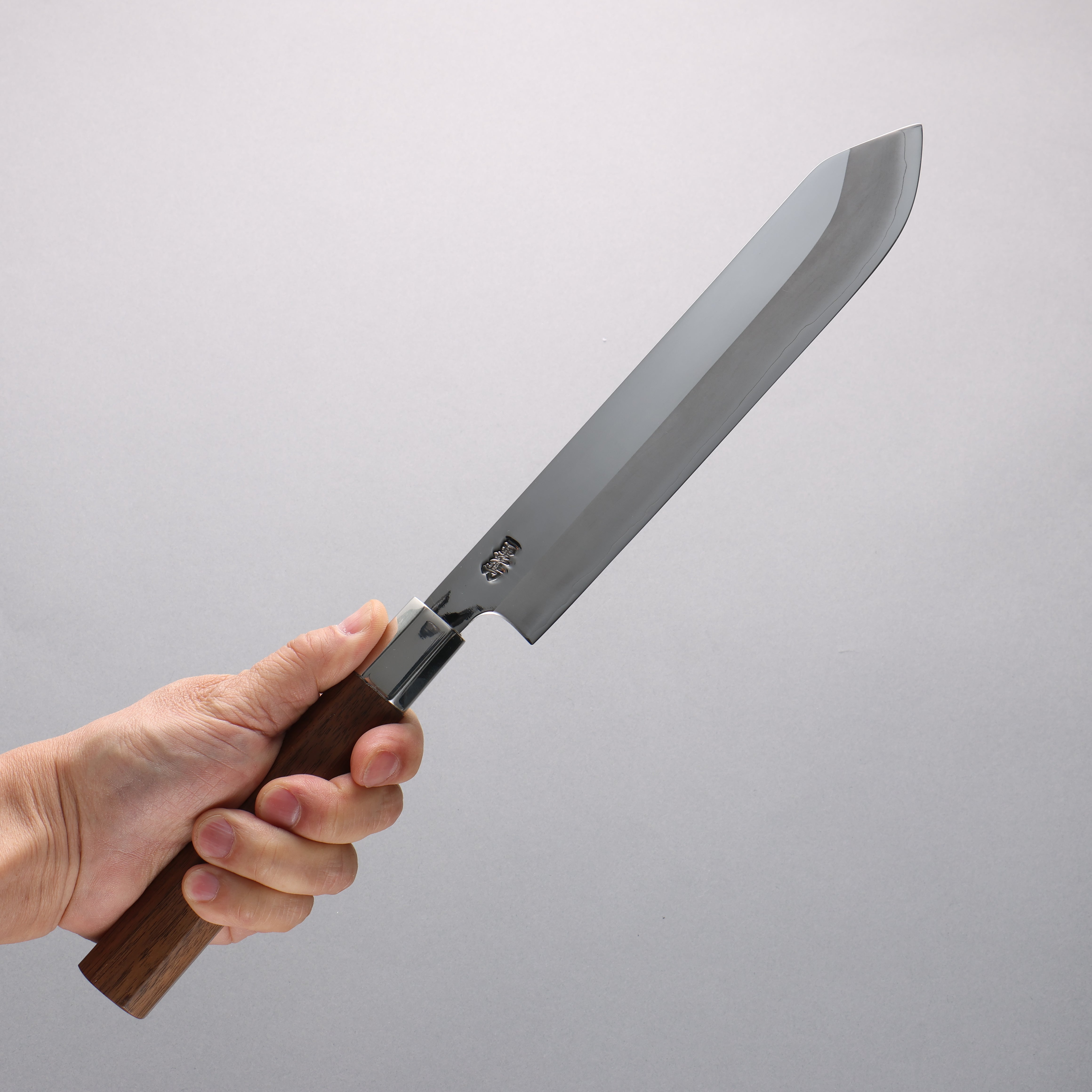 Kurotori Silver Steel No.3 Migaki Finished Bonito Knife 210mm Walnut Handle - Seisuke Knife