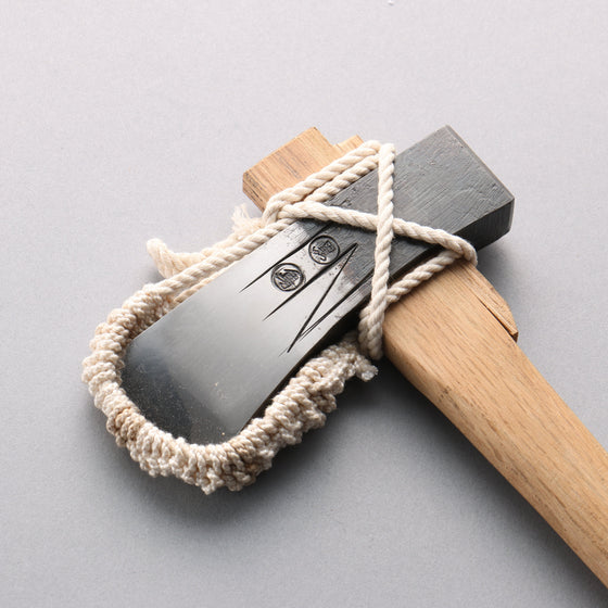Kurotori Carbon steel Axe Natural wood Handle - Seisuke Knife