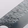 Yoshimi Kato Hyo SG2 Hammered Kiritsuke Gyuto 210mm Gray Stabilized Wood (White Ring) Handle - Seisuke Knife - Slide 3