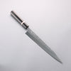 Yoshimi Kato SPG STRIX Hammered (V) Kiritsuke Sujihiki 270mm Ebony Wood(With White Ring) Handle - Seisuke Knife - Slide 1
