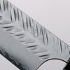 Yoshimi Kato SPG STRIX Hammered (V) Kiritsuke Sujihiki 270mm Ebony Wood(With White Ring) Handle - Seisuke Knife - Slide 4
