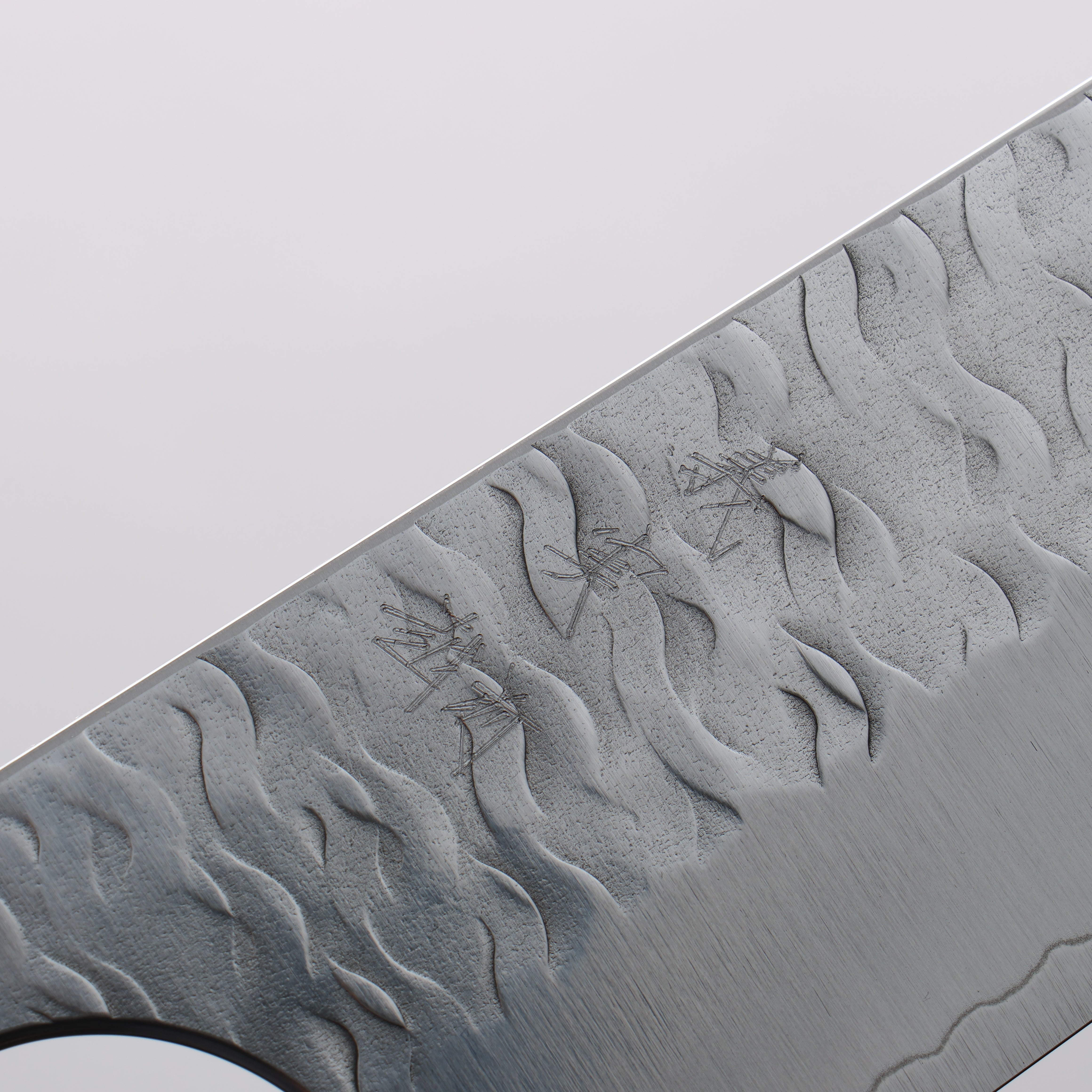 Yoshimi Kato Nami SPG STRIX Kiritsuke Gyuto 210mm Shitan & Ebony Wood Handle - Seisuke Knife