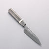 Yoshimi Kato SPG STRIX Hammered (V) Kiritsuke Petty-Utility 110mm Stabilized wood (With White ring) Handle - Seisuke Knife - Slide 1