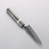 Yoshimi Kato SPG STRIX Hammered (V) Kiritsuke Petty-Utility 115mm Stabilized wood (With White ring) Handle - Seisuke Knife - Slide 2