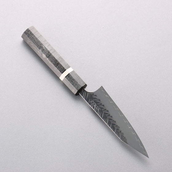 Yoshimi Kato SPG STRIX Hammered (V) Kiritsuke Petty-Utility 115mm Stabilized wood (With White ring) Handle - Seisuke Knife
