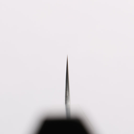 Yoshimi Kato SPG STRIX Hammered (V) Kiritsuke Petty-Utility 140mm Stabilized wood (With White ring) Handle - Seisuke Knife