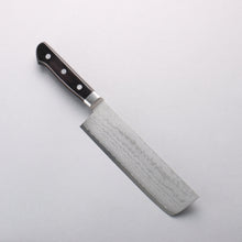  Seisuke VG10 Damascus Nakiri 165mm Black Pakka wood Handle - Seisuke Knife