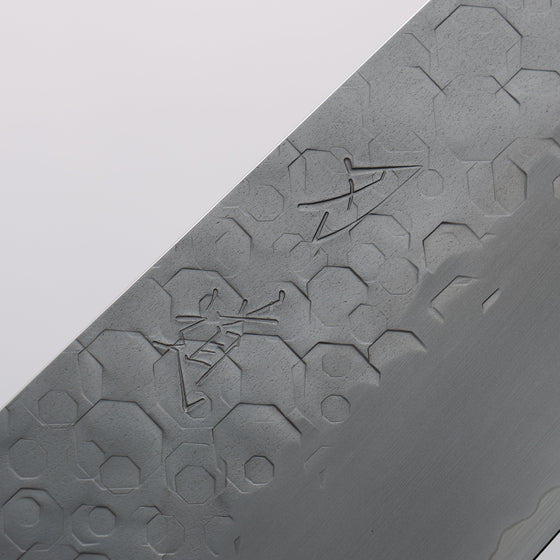 Hado Shiosai SG2 Hammered Bunka 180mm Oak Handle - Seisuke Knife