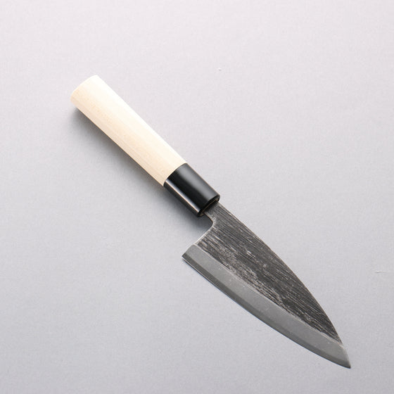 Sakai Takayuki Blue Steel No.2 Kurouchi Ajikiri 120mm Magnolia Handle - Seisuke Knife