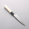 Sakai Takayuki Blue Steel No.2 Kurouchi Single Bevel Petty-Utility 135mm Magnolia Handle - Seisuke Knife - Slide 2