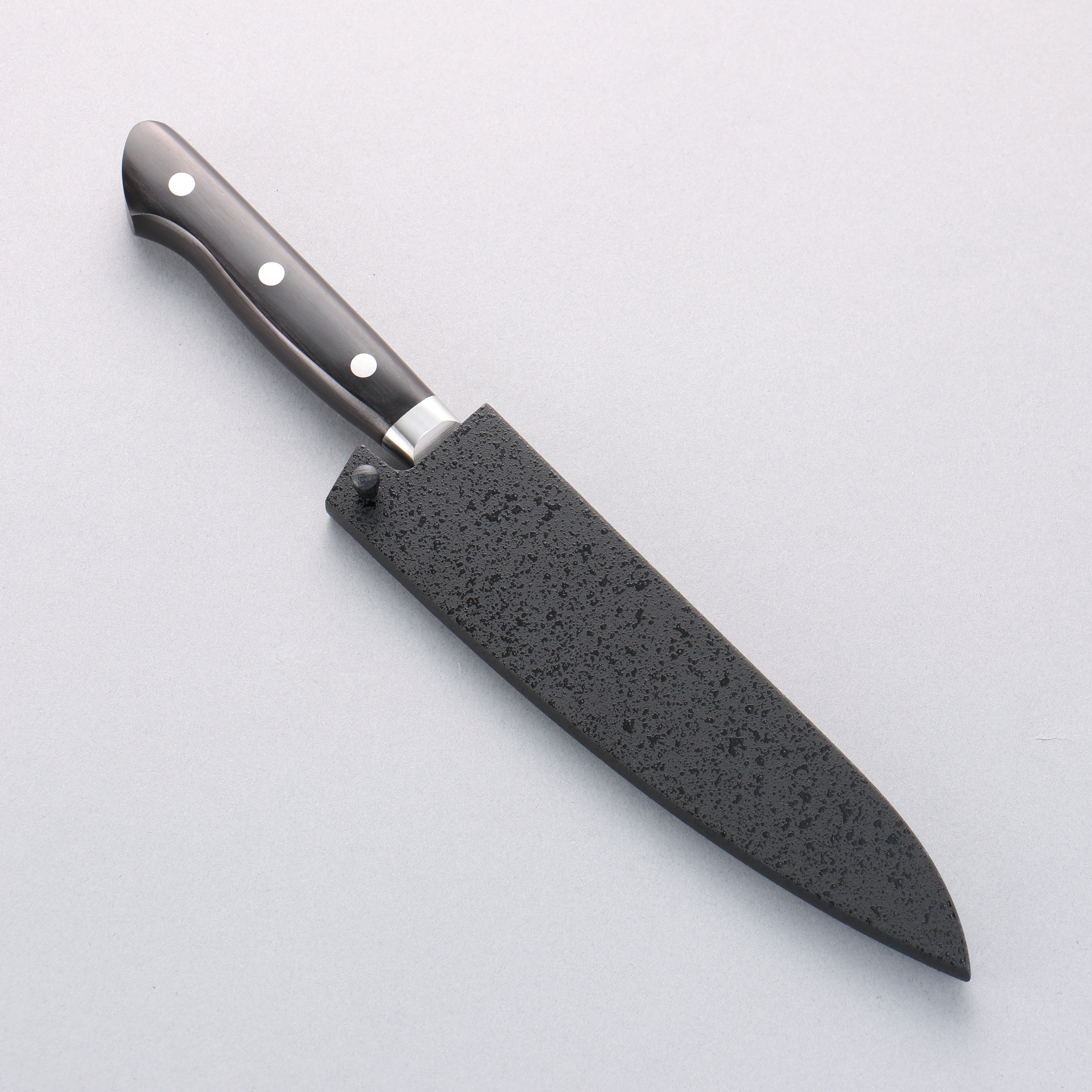 Seisuke VG10 17 Layer Damascus Petty-Utility 135mm Black Pakkawood Handle with Sheath - Seisuke Knife