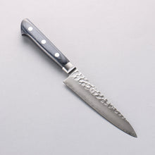  Seisuke Seiun VG10 33 Layer Damascus Petty-Utility 135mm Navy blue Pakka wood Handle with Sheath - Seisuke Knife