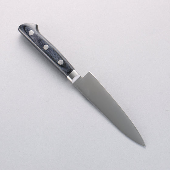 Seisuke Seiten Molybdenum Petty-Utility 120mm Navy blue Pakka wood Handle with Sheath - Seisuke Knife
