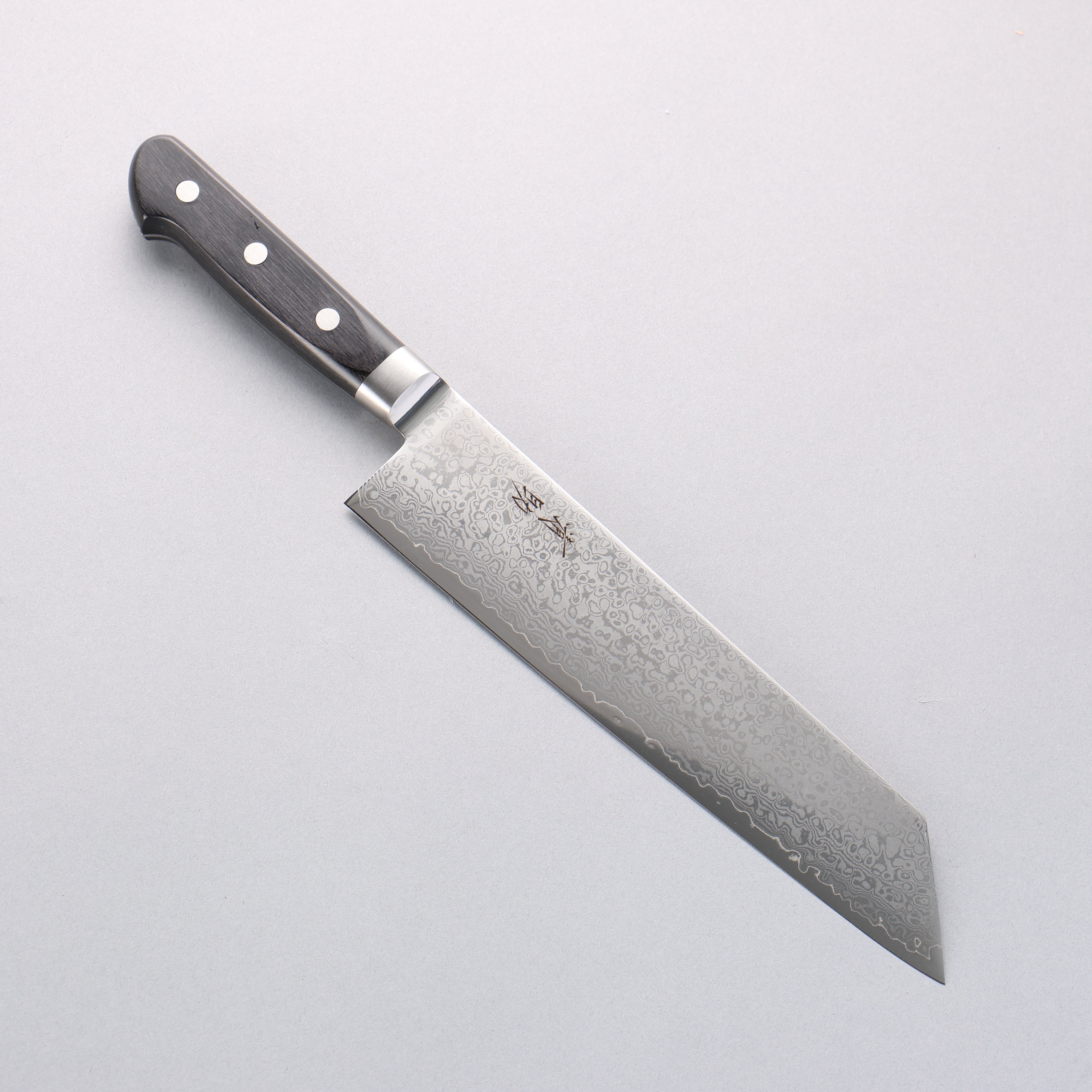 Seisuke VG10 33 Layer Mirrored Finish Damascus Kiritsuke Gyuto 210mm Black Pakka wood Handle - Seisuke Knife