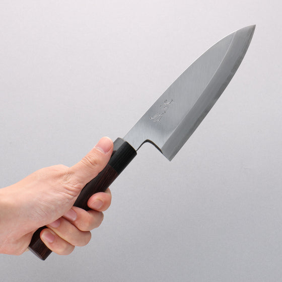 Seisuke Blue Steel Kasumitogi Funayuki 180mm Rosewood Handle - Seisuke Knife