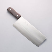  Seisuke Whole Steel Chinese Cleaver 220mm with Shitan Handle - Seisuke Knife