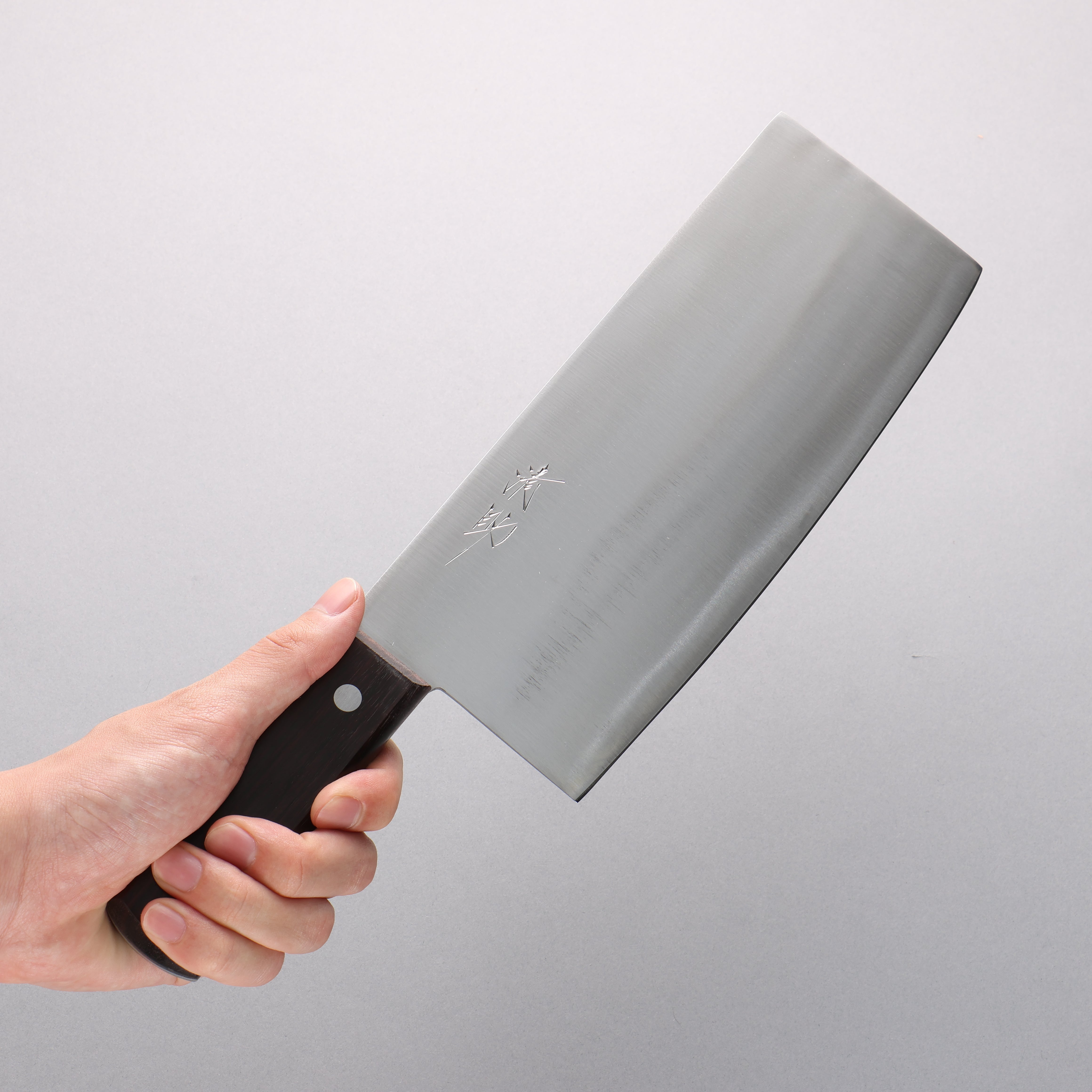 Seisuke Whole steel Chinese Cleaver 220mm Shitan Handle - Seisuke Knife