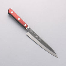  Seisuke Blue Super Petty-Utility 145mm Red Pakka wood Handle - Seisuke Knife