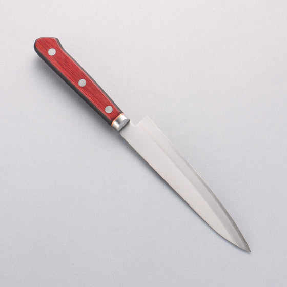 Seisuke Blue Super Petty-Utility 145mm Red Pakka wood Handle - Seisuke Knife