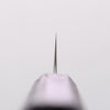 Seisuke White Steel No.1 Migaki Polish Finish Sujihiki 240mm Oak with Purple Lacquer Handle - Seisuke Knife - Slide 5