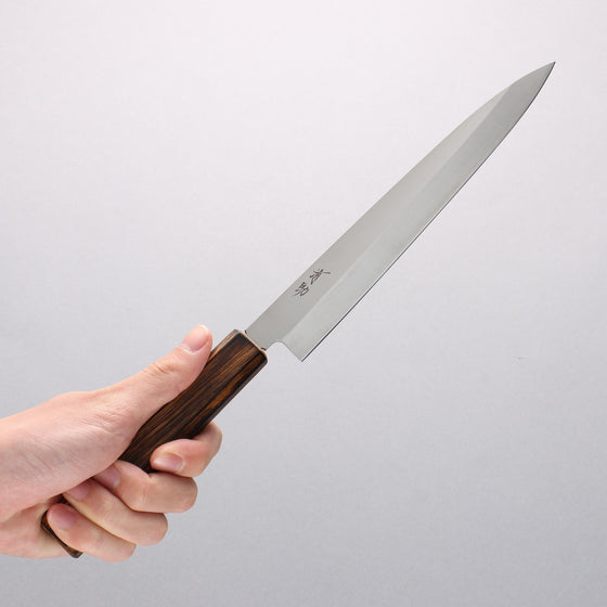 Seisuke AUS8 Yanagiba 210mm Oak Handle - Seisuke Knife