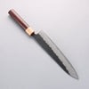 Seisuke Blue Super Black Nashiji Gyuto 240mm Rosewood (Ferrule: White Pakka Wood) Handle - Seisuke Knife - Slide 2