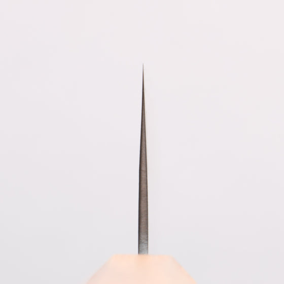 Seisuke SRS13 Vertically Brushed Nakiri 165mm Oak Handle - Seisuke Knife