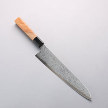  Seisuke VG10 Damascus Migaki Finished Gyuto 240mm Keyaki (Japanese Elm) Handle - Seisuke Knife