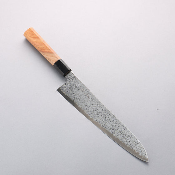 Seisuke VG10 Damascus Migaki Finished Gyuto 240mm Keyaki (Japanese Elm) Handle - Seisuke Knife