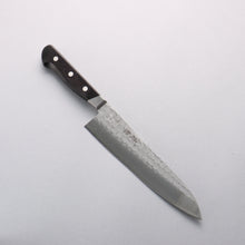  Seisuke Blue Steel No.2 Nashiji Hammered Gyuto 200mm Black Pakka wood Handle - Seisuke Knife