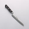 Seisuke Blue Steel No.2 Nashiji Hammered Petty-Utility 135mm Black Pakka wood Handle - Seisuke Knife - Slide 1