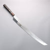 Yu Kurosaki Shizuku SG2 Mirrored Finish Hammered Sakimaru Sujihiki 450mm with Sheath - Seisuke Knife - Slide 1