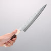 Yu Kurosaki Juhyo Cobalt Special Steel Hammered Sujihiki 240mm Chinese Quince (White Ferrule and End Cap) Handle - Seisuke Knife - Slide 4