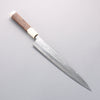 Yu Kurosaki Juhyo Cobalt Special Steel Hammered Sujihiki 270mm Chinese Quince & White Resin Handle - Seisuke Knife - Slide 1