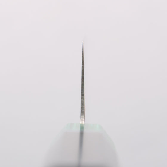 Seisuke AUS10 Mirror Crossed Usuba 160mm Black Pakka wood(ferrule: Green Pakka wood) Handle - Seisuke Knife
