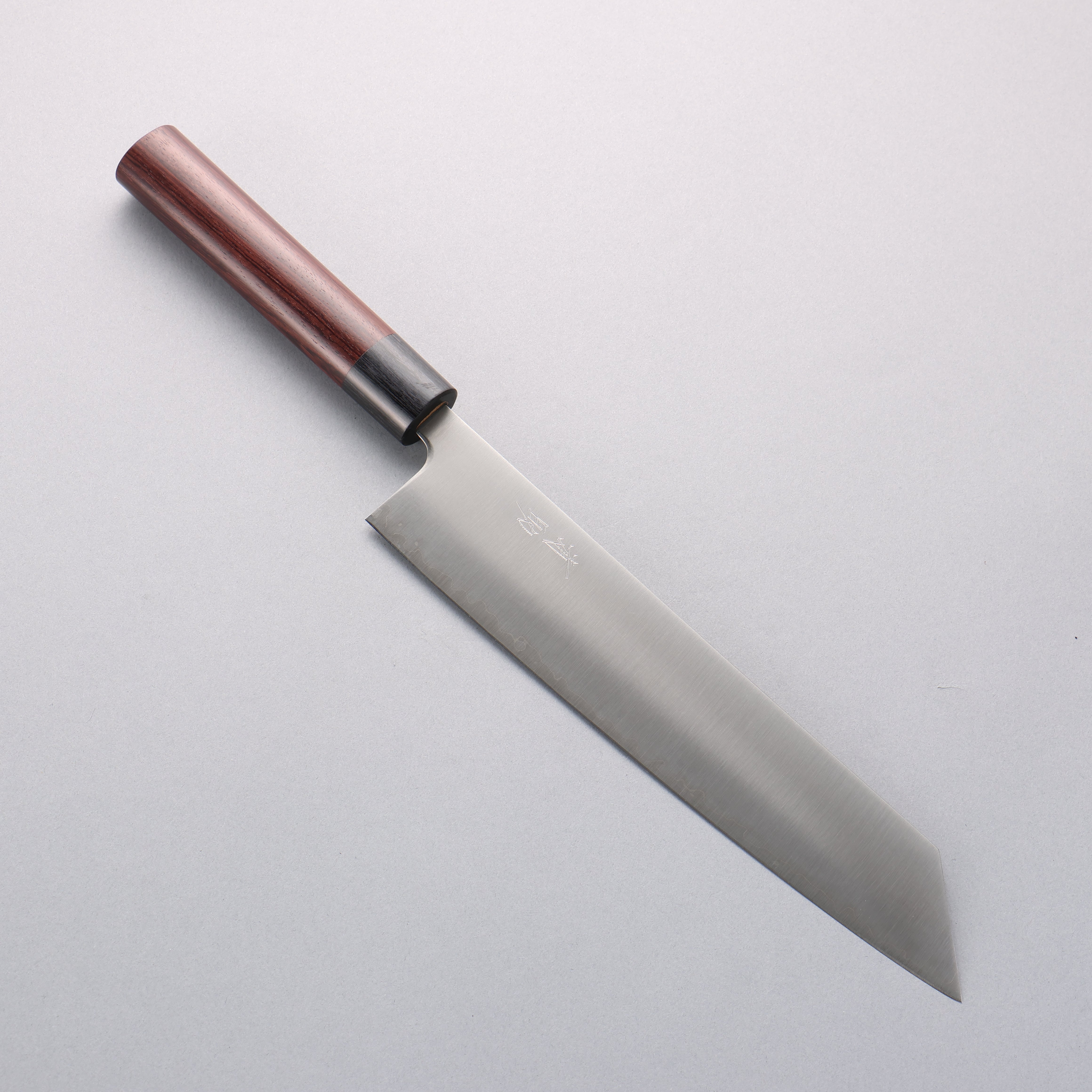 Seisuke Blue Super Kiritsuke Gyuto 240mm Rosewood (Ferrule: Black Pakka Wood) Handle - Seisuke Knife