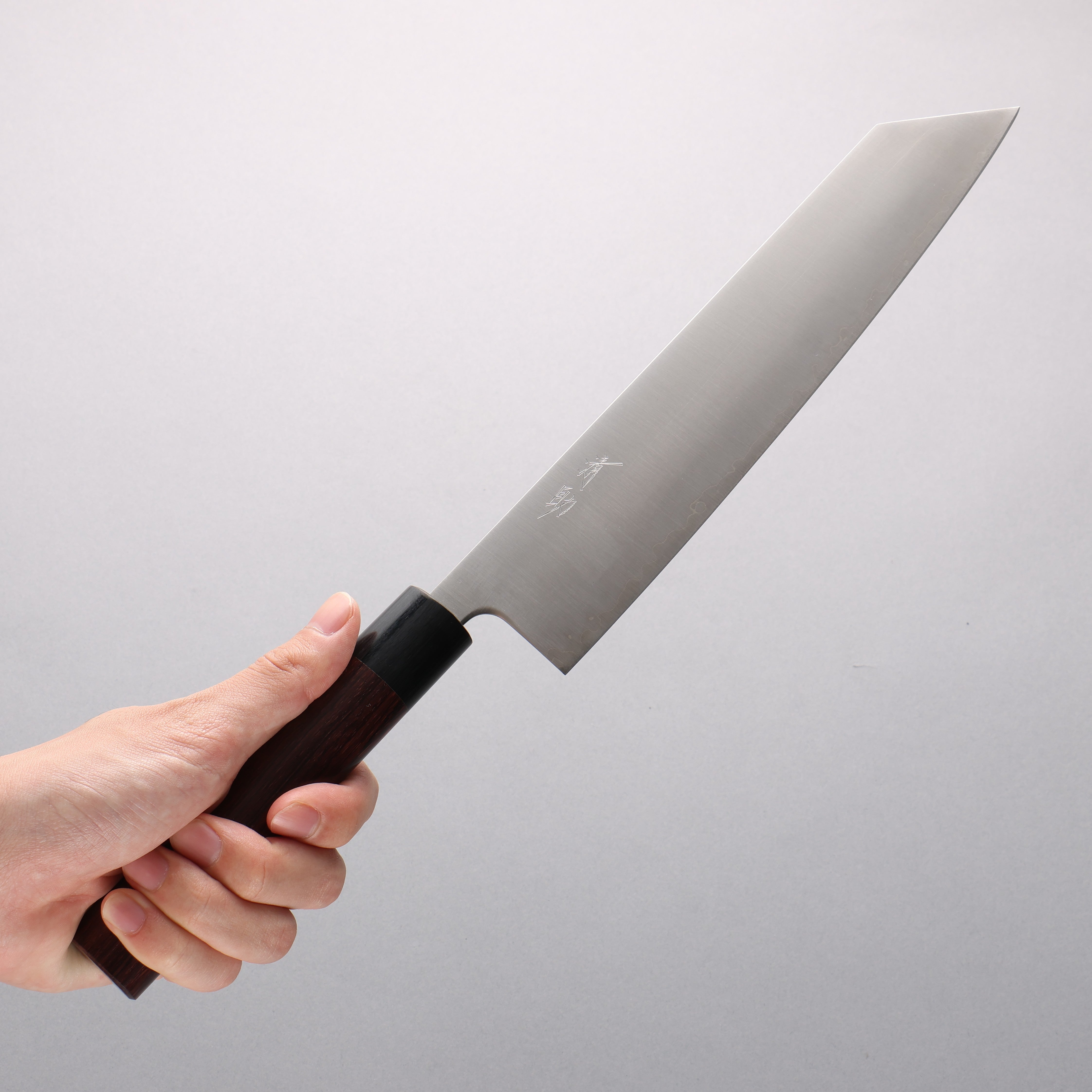 Seisuke Blue Super Kiritsuke Gyuto 240mm Rosewood (Ferrule: Black Pakka Wood) Handle - Seisuke Knife