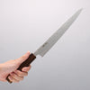 Seisuke Stainless Steel 440C Hammered Damascus Sujihiki 240mm Oak Handle - Seisuke Knife - Slide 4