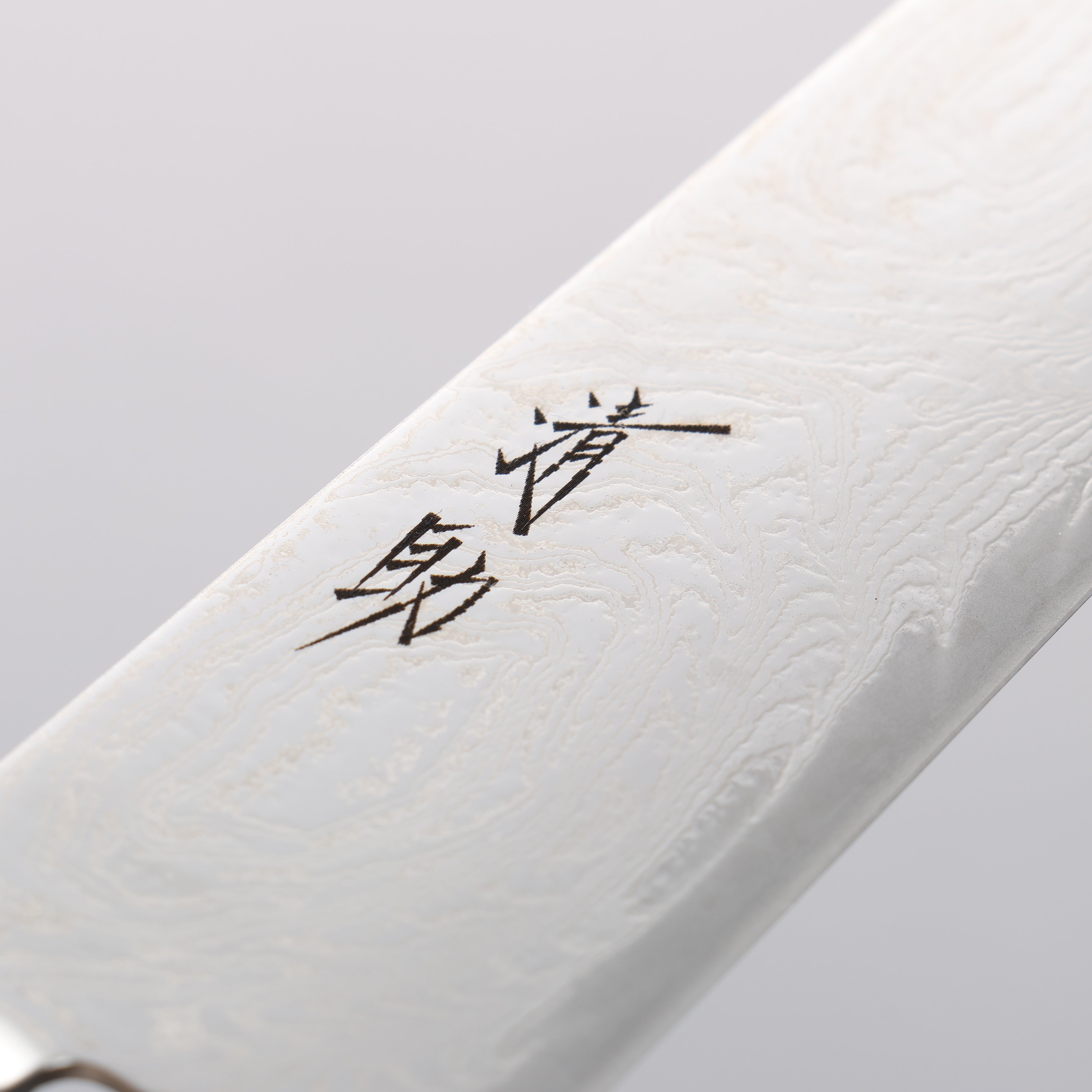Seisuke Nami AUS10 Mirrored Finish Damascus Sujihiki 240mm Black Pakka wood Handle - Seisuke Knife