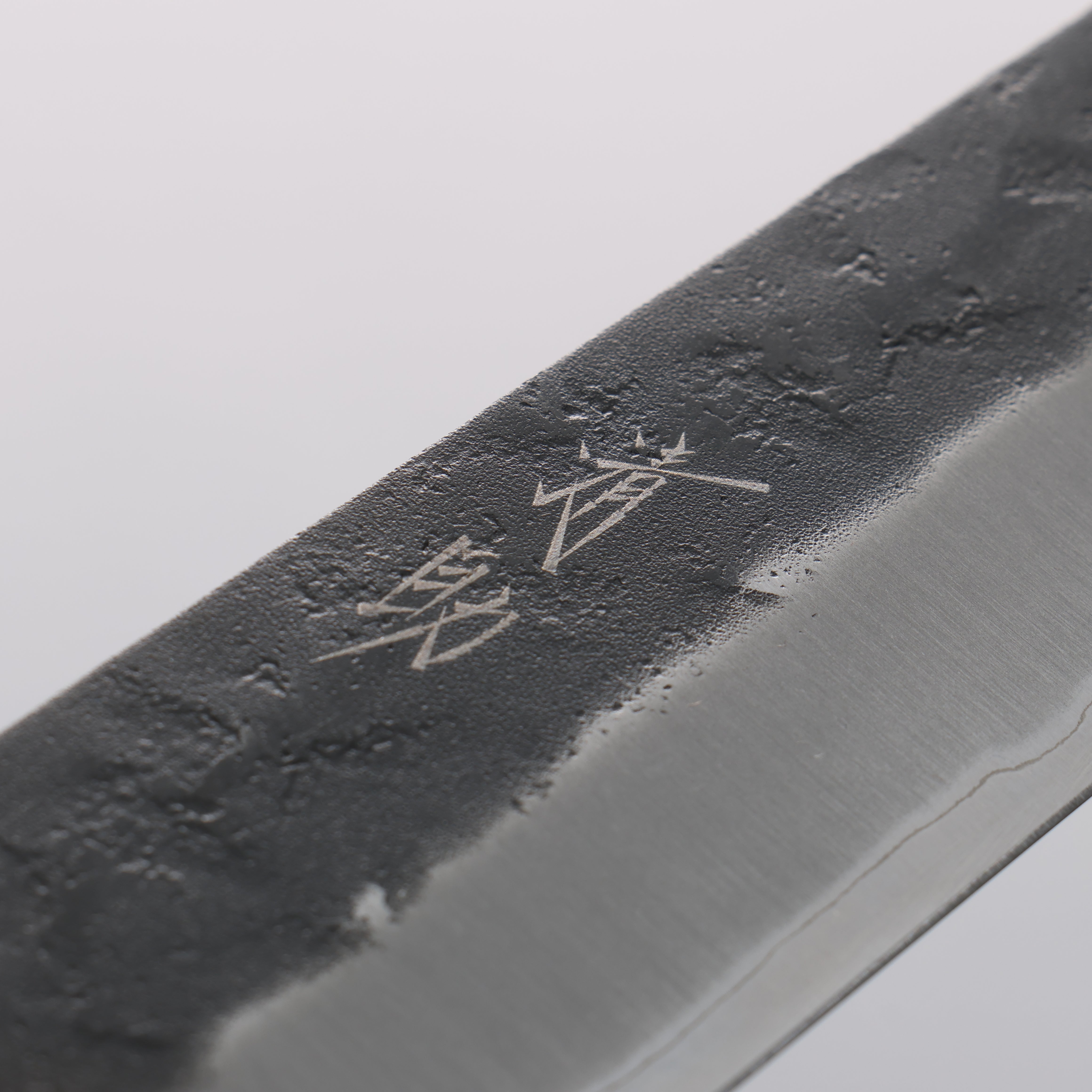 Seisuke Blue Super Black Nashiji Sujihiki 270mm Rosewood (Ferrule: White Pakka Wood) Handle - Seisuke Knife