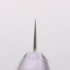 Seisuke White Steel No.1 Migaki Polish Finish Gyuto  180mm Oak with Purple Lacquer Handle - Slide 5