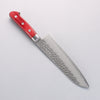 Seisuke Blue Super Hammered Gyuto 180mm Red Pakka wood Handle - Seisuke Knife - Slide 2